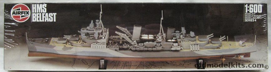 Airfix 1/600 HMS Belfast Heavy Cruiser, 04212 plastic model kit